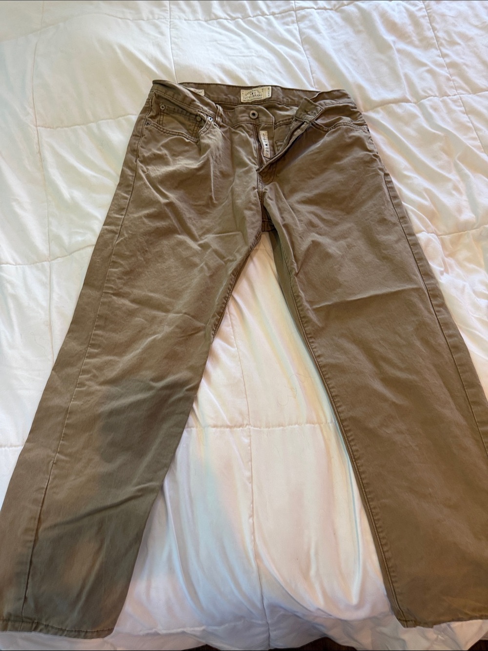 Lucky Brand Men's Tan/Brown Chino Pants